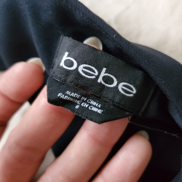 Stunning Bebe halter crop top size 8 - Picture 5 of 6